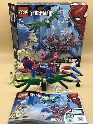 Buy LEGO Marvel Super Heroes: Spider-Man's Spider Crawler (76114) 100% Complete Rare • 31£