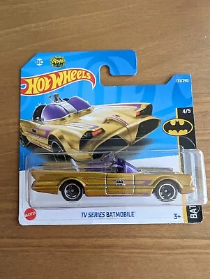 Buy Hot Wheels TV Series Batmobile Gold - Short Card • 6.99£