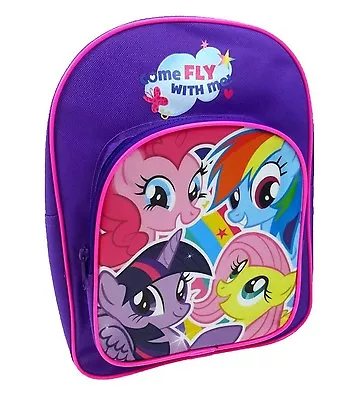 Buy My Little Pony Deluxe Junior Backpack Childs Kids Rucksack Nursery School Bag  • 6.99£