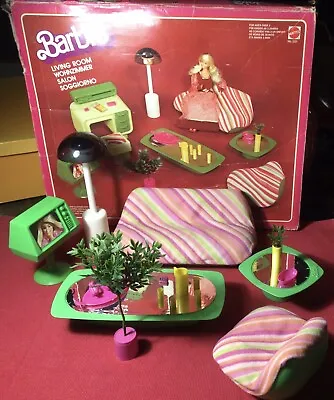 Buy 1977 Barbie Living Room Dream House Furiniture #2151 MIB • 188.70£