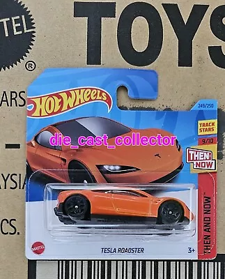 Buy HOT WHEELS 2023 Q Case NOW TESLA ROADSTER  Boxed Shipping Combined Post • 3.95£