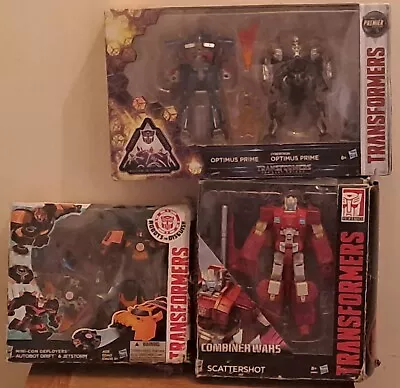 Buy Transformers Hasbro Figure Bundle × 3 • 19.99£