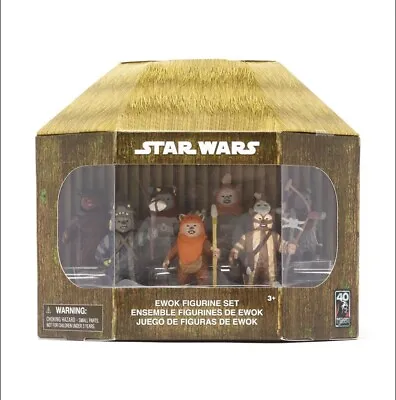 Buy BNIB Ewok 40th Anniversary Deluxe Figurine Playset Star Wars Return Of The Jedi • 49.99£