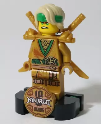 Buy LEGO Ninjago 71735 Golden Lloyd Minifigure Garmadon 10th Anniversary Genuine • 24.99£
