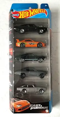 Buy Hot Wheels Fast & Furious 5 Pack ,Toyota Supra, Dodge Charger, Aston Martin 2023 • 16.99£