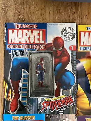 Buy The Classic Marvel Figurine Collection Issue 1 Spider-man Eaglemoss Figure & Mag • 7.99£