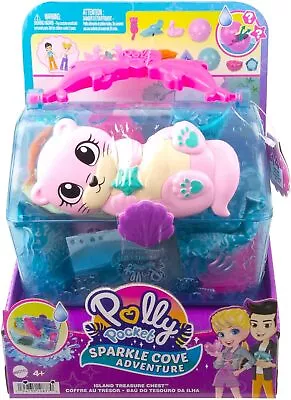 Buy Polly Pocket Sparkle Cove Adventure Playset HPV40 With Dolls And Carry Case • 16.23£