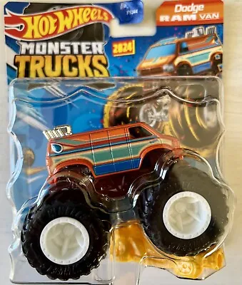 Buy Hot Wheels Monster Trucks Dodge RAM Van Crash Legends 2024 1:64 New And Sealed • 10.98£