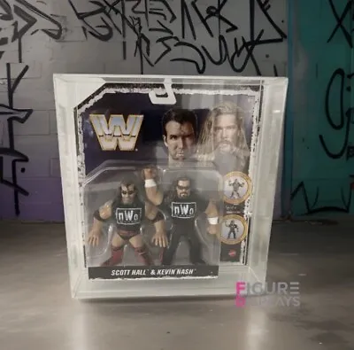 Buy Wwe Mattel Exclusive Nwo Official Fd Retro Tag Team 2 Pack Acrylic Display Case • 29.95£