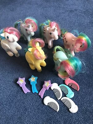 Buy My Little Pony Vintage 1983 Gen 1 Rainbow Ponies Bundle X 6, Hasbro • 14.50£