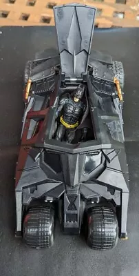 Buy Batman The Dark Knight Rises Batmobile With Batman Figure Mattel DC Comics • 20£