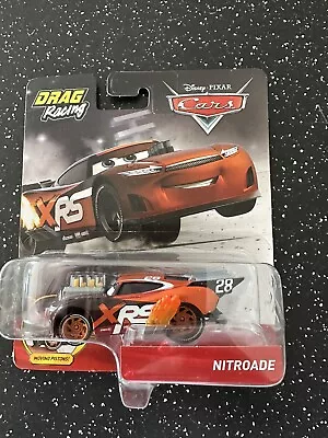 Buy Disney  Cars NITROADE XRS Drag Racing With Moving Pistons! Age 3+  New • 5.50£