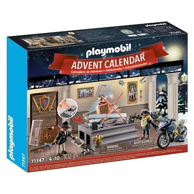 Buy PLAYMOBIL 71347 Advent Calendar - Museum Robbery 102 Pieces Kids Ages 4-10 New • 26.49£