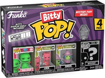 Buy TNBC - Oogie Boogie Lock Shock - Bitty Pop! Funko • 14.64£