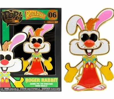 Buy Funko Pop Pin - Roger Rabbit 06 - Who Framed Roger Rabbit - New & Sealed • 15.95£