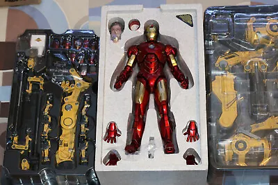 Buy Hot Toys Marvel DIE CAST IRON MAN 2 Mk IV Mark 4 MMS462  With Suit Up Gantry • 850£
