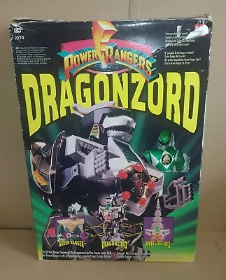 Buy Vintage POWER RANGERS Boxed Complete DRAGONZORD By Ban Dai 1993 Box Good Fig EX • 134.99£