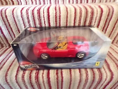 Buy Hot Wheels Collectables 1:18 Official Ferrari 360 Spider Boxed With Stand • 14.99£