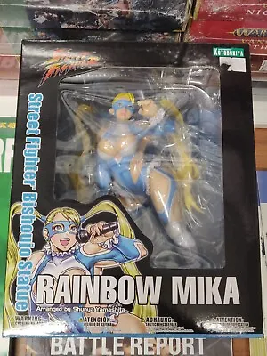 Buy Kotobukiya Rainbow Mika Street Fighter Bishoujo Statue 1/7 Figure NEW • 250£