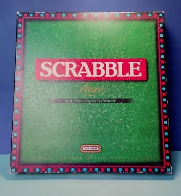Buy 1995 SPEAR'S GAMES LUXURY SCRABBLE W/ Electronic Timer Complete  • 51.38£
