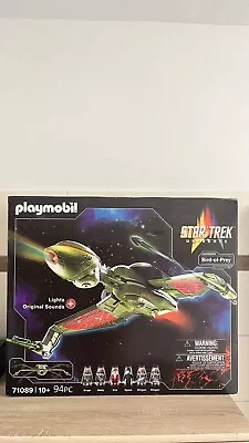Buy PLAYMOBIL 71089 Star Trek - Klingon Ship NEW & ORIGINAL PACKAGING • 143.89£