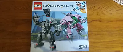 Buy [SEALED] LEGO 75973 Overwatch D.VA And Reinhardt (Discontinued Lego Set) • 115£