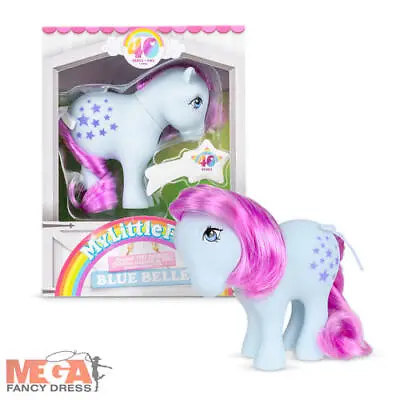 Buy My Little Pony Blue Belle Kids Collectible Retro Horse 40th Anniversary Unicorn  • 11.99£