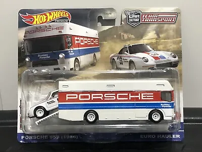 Buy Hot Wheels Premium Team Transport Porsche 959 (1986) + Euro Hauler PORSCHE • 16.98£