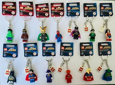 Buy Original LEGO DC AND MARVEL SUPER HEROES Keyring Various Characters Lego • 8.99£