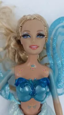 Buy 2004 Fairytopia Barbie Joybelle Wonder Fairy Blue With Wings Mattel Doll • 40.67£