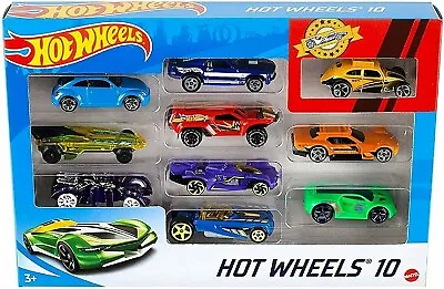 Buy Hot Wheels 10 X Vehicle Pack Race Car Assortment (Styles Vary) New Xmas Toy 3+ • 19.99£