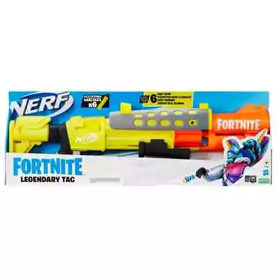 Buy Nerf Fortnite Legendary Tac Blaster & 6x Mega Darts Set New Kids Xmas Toy Gun 8+ • 49.99£