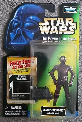 Buy DEATH STAR DROID Figure FREEZE FRAME Power Of The Force STAR WARS KENNER UK CARD • 14.95£