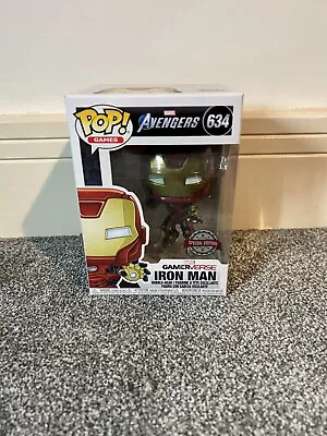 Buy Funko POP 634 Marvel Avengers Gamerverse Iron Man Special Edition Action Figure • 17.99£