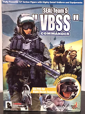 Buy HOT TOYS 1:6 NAVY SEAL TEAM 5 VBSS Commander Action Figure With AN/PVS-5A 2004 Original Packaging • 123.56£
