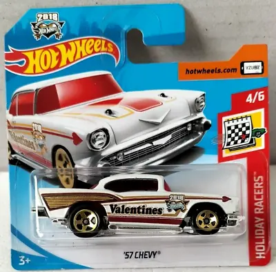 Buy Hot Wheels '57 Chevy - Valentines - 2018 Holiday Racers - 100/365 • 9.99£