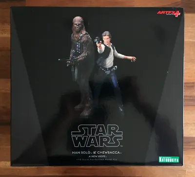 Buy Star Wars Kotobukiya ArtFx - HAN SOLO & CHEWBACCA 1/10 Scale Model Kit • 219.99£