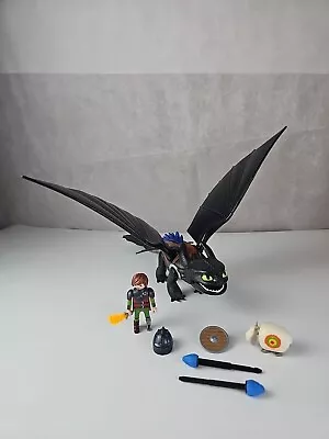 Buy Playmobil How To Train Your Dragon 9246 Toothless And Hiccup Light Up Toy  • 32£