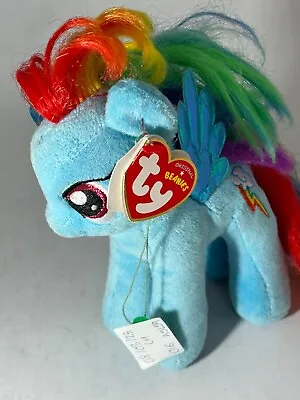 Buy TY Original Beanies Rainbow Dash My Little Pony Small Plush Toy Teddy #LH GA1960 • 2.99£