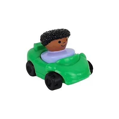 Buy Vintage Fisher Price Little People Garage Green Car And Figure • 7.99£