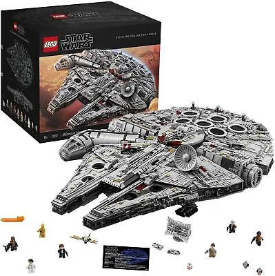 Buy NEW LEGO 75192 Millennium Falcon 7541 Piece SEALED Shipping Free • 699.41£