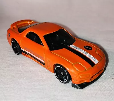 Buy Hot Wheels ‘95 Rx7 Mazda Turbo Very Nice Orange Diecast Please See Photos Loose • 5.40£