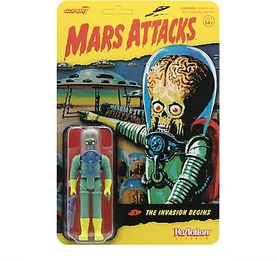 Buy Reaction Mars Attacks The Invasion Begins Figure Super7 38427 • 24.70£