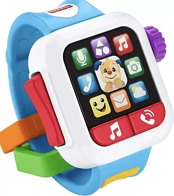 Buy Fisher-Price Laugh  Learn Time To Learn Smartwatch Toy - UK English  Brand New • 18£