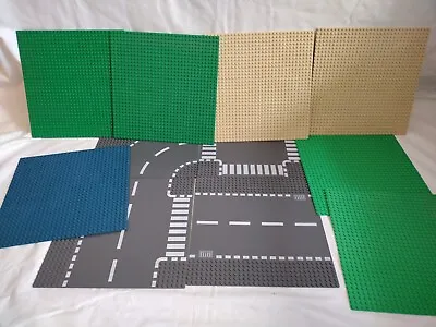 Buy LOT Of 11 X LEGO Road Street / Plain Baseplate 32x32 Base Plate Bundle • 50£