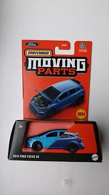 Buy 1/64 Matchbox 2018 Ford Focus RS Blue Opening Hood Hothatch (Hot Wheels Scale) • 11.49£