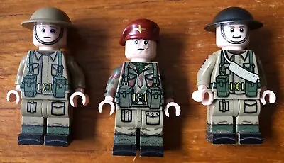 Buy Lego Mini Figures British Ww2 Forest Moon Bricks • 45£