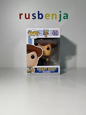 Buy Funko Pop! Disney Pixar Toy Story 4 Sheriff Woody #522 • 11.99£