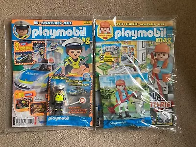 Buy Playmobil Sealed Magazines X2 City Action Police Playmobil Figures Bundle • 7£
