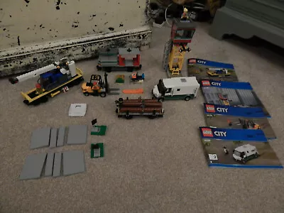 Buy LEGO 60198 Train Cargo Wagons And Depot Station 7939 60052 60098 60336 • 65£